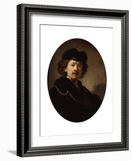 Self-Portrait with a Gold Chain, 1633-Rembrandt van Rijn-Framed Giclee Print