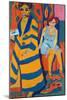 Self Portrait with a Model, 1907-Ernst Ludwig Kirchner-Mounted Giclee Print