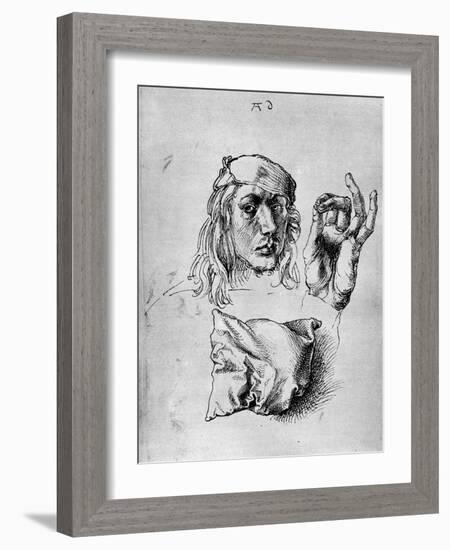 Self Portrait with a Pillow, 1493-Albrecht Durer-Framed Giclee Print