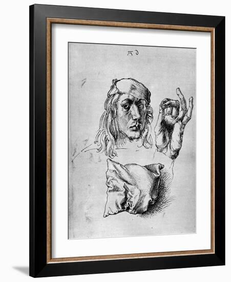 Self Portrait with a Pillow, 1493-Albrecht Durer-Framed Giclee Print