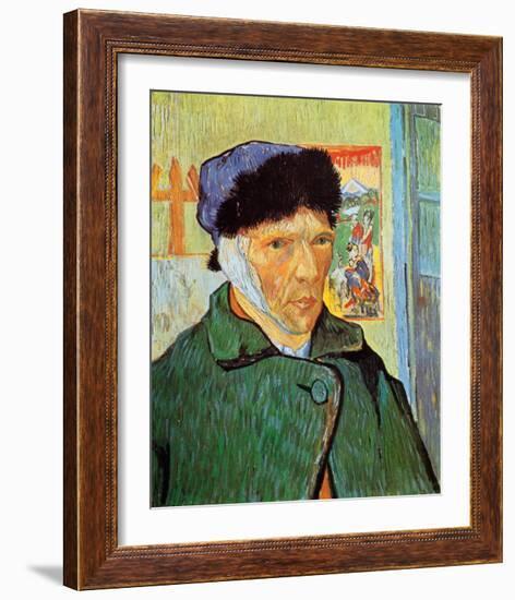 Self-Portrait with Bandaged Ear, c.1889-Vincent van Gogh-Framed Art Print