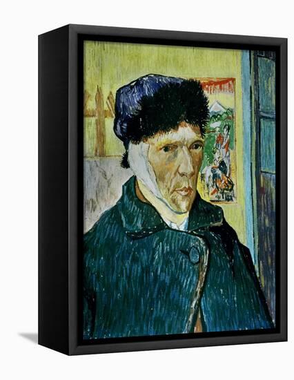 Self-Portrait with Bandaged Ear, c.1889-Vincent van Gogh-Framed Premier Image Canvas