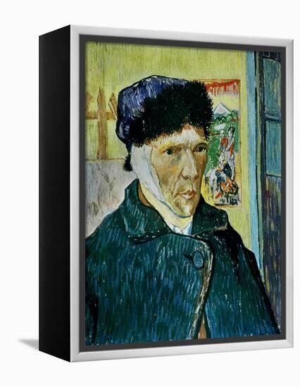 Self-Portrait with Bandaged Ear, c.1889-Vincent van Gogh-Framed Premier Image Canvas