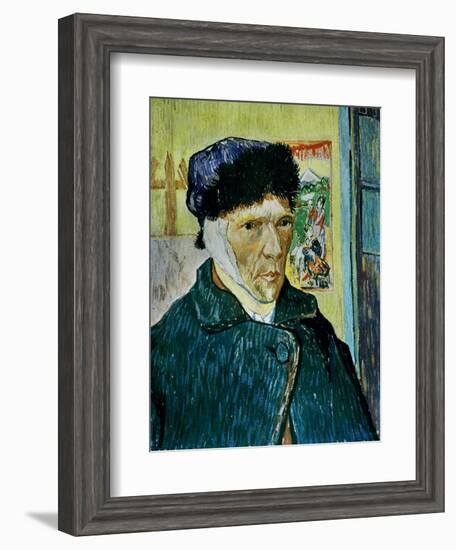 Self-Portrait with Bandaged Ear, c.1889-Vincent van Gogh-Framed Giclee Print