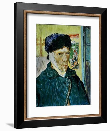 Self-Portrait with Bandaged Ear, c.1889-Vincent van Gogh-Framed Giclee Print