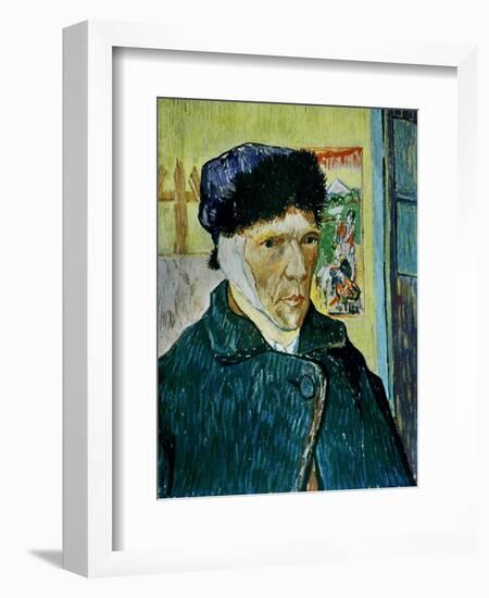 Self-Portrait with Bandaged Ear, c.1889-Vincent van Gogh-Framed Giclee Print