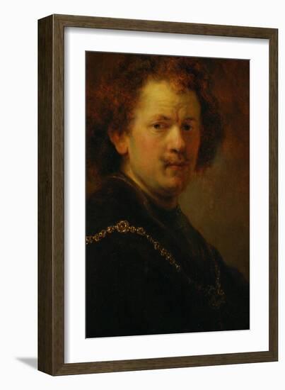 Self-Portrait with Bare Head, 1633-Rembrandt van Rijn-Framed Giclee Print