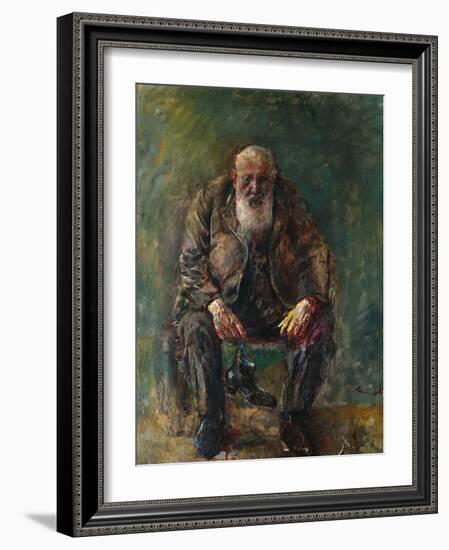 Self-Portrait with Boots, C.1920-Christian Krohg-Framed Giclee Print