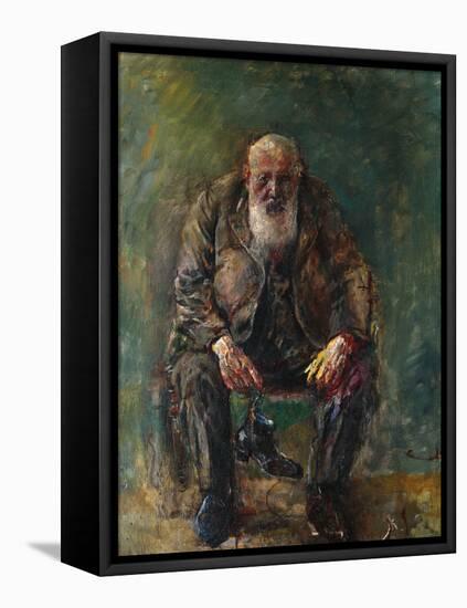 Self-Portrait with Boots, C.1920-Christian Krohg-Framed Premier Image Canvas