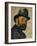 Self-Portrait with Bowler Hat (Sketch), 1885-1886-Paul Cézanne-Framed Giclee Print