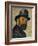 Self-Portrait with Bowler Hat (Sketch), 1885-1886-Paul Cézanne-Framed Giclee Print