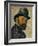 Self-Portrait with Bowler Hat (Sketch), 1885-1886-Paul Cézanne-Framed Giclee Print