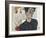 Self-Portrait with Chinese Lantern Plant-Egon Schiele-Framed Giclee Print