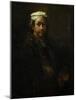 Self-Portrait with Easel, 1660-Rembrandt van Rijn-Mounted Giclee Print