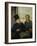 Self Portrait with Evariste De Valernes, C. 1865-Edgar Degas-Framed Giclee Print