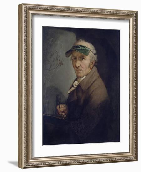 Self-Portrait with Eye-Shade, 1813-Anton Graff-Framed Giclee Print