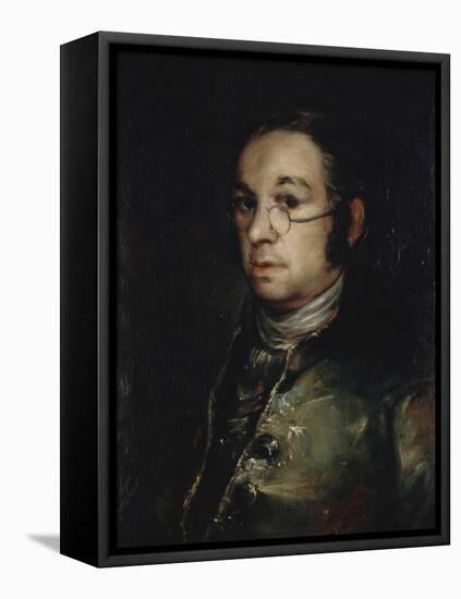 Self Portrait with Glasses, 1798-1800-Suzanne Valadon-Framed Premier Image Canvas