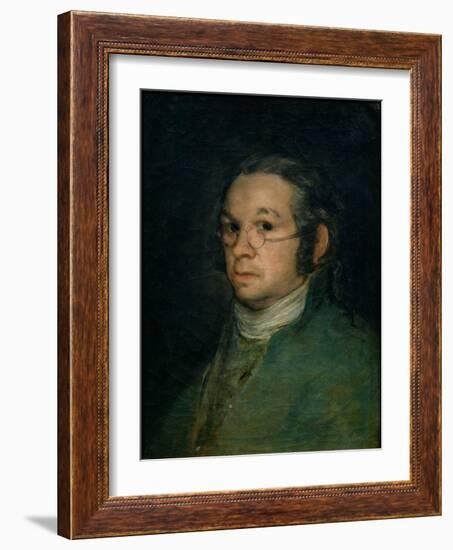 Self-Portrait with Glasses-Francisco de Goya-Framed Giclee Print