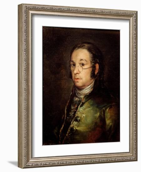 Self-Portrait with Glasses-Francisco de Goya-Framed Giclee Print