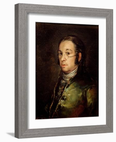 Self-Portrait with Glasses-Francisco de Goya-Framed Giclee Print