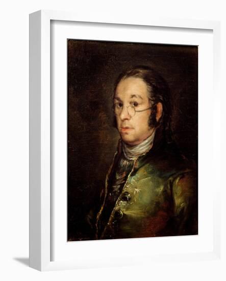 Self-Portrait with Glasses-Francisco de Goya-Framed Giclee Print