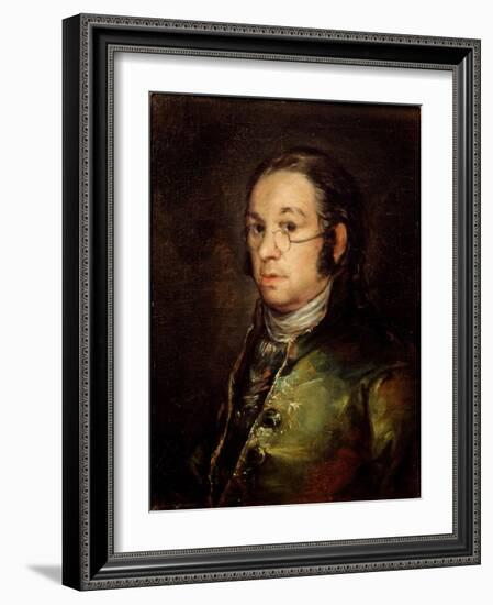 Self-Portrait with Glasses-Francisco de Goya-Framed Giclee Print