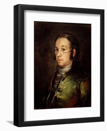 Self-Portrait with Glasses-Francisco de Goya-Framed Giclee Print