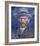 Self-Portrait with Grey Felt Hat-Vincent van Gogh-Framed Art Print