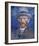 Self-Portrait with Grey Felt Hat-Vincent van Gogh-Framed Art Print