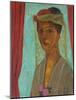 Self-portrait with hat and veil. 1906-07-Paula Modersohn-Becker-Mounted Giclee Print