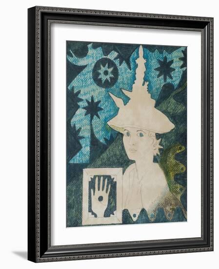 Self portrait with hat for Eating Bouillabaisse-Eileen Agar-Framed Giclee Print