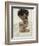 Self-Portrait with Lowered Head, 1912-Egon Schiele-Framed Giclee Print