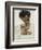 Self-Portrait with Lowered Head, 1912-Egon Schiele-Framed Giclee Print