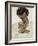 Self-Portrait with Lowered Head, 1912-Egon Schiele-Framed Giclee Print