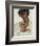 Self-Portrait with Lowered Head-Egon Schiele-Framed Art Print
