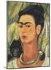 Self-Portrait with Monkey, c.1938-Frida Kahlo-Mounted Art Print