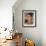 Self-Portrait with Monkey-Frida Kahlo-Framed Art Print displayed on a wall