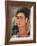 Self-Portrait with Monkey-Frida Kahlo-Framed Art Print