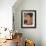 Self-Portrait with Monkey-Frida Kahlo-Framed Art Print displayed on a wall