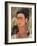 Self-Portrait with Monkey-Frida Kahlo-Framed Art Print