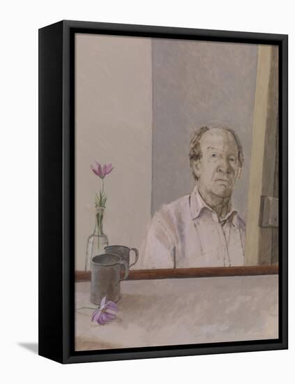 Self Portrait With Mug, 2009-William Packer-Framed Premier Image Canvas