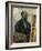 Self Portrait with Palette-Paul Cézanne-Framed Giclee Print