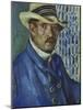 Self Portrait with Panama Hat, 1912-Lovis Corinth-Mounted Giclee Print