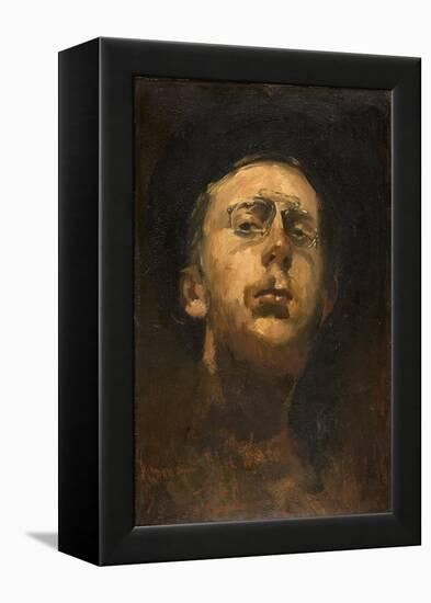 Self-Portrait with Pince-Nez, C. 1882-George Hendrik Breitner-Framed Premier Image Canvas