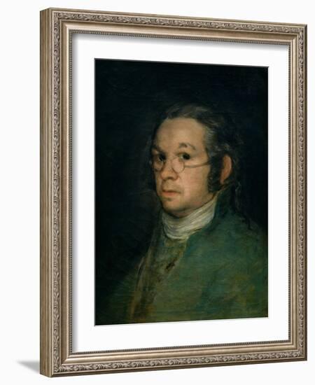 Self Portrait with Spectacles, circa 1800-Francisco de Goya-Framed Giclee Print