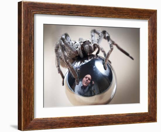 Self-Portrait with Spider-Tim Millar-Framed Photographic Print