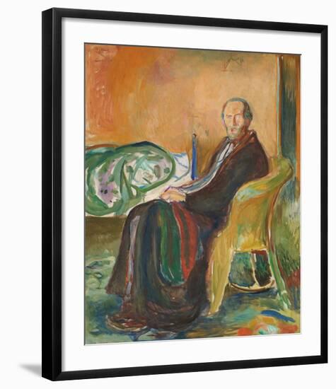 Self Portrait With The Spanish Flu-Edvard Munch-Framed Premium Giclee Print