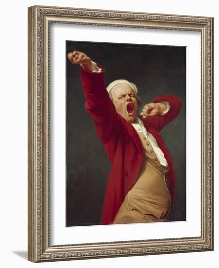 Self-Portrait, Yawning, 1783-Joseph Ducreux-Framed Giclee Print