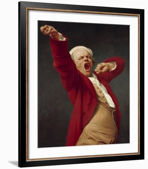 Self-Portrait, Yawning-Joseph Ducreux-Framed Art Print