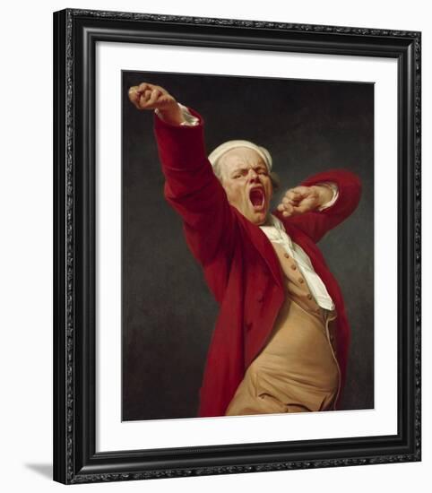 Self-Portrait, Yawning-Joseph Ducreux-Framed Art Print